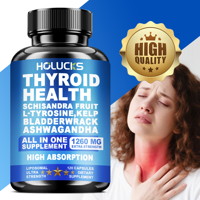 Health Wellness Energy - Thyroid Health Complex, Thyroid Function Support,