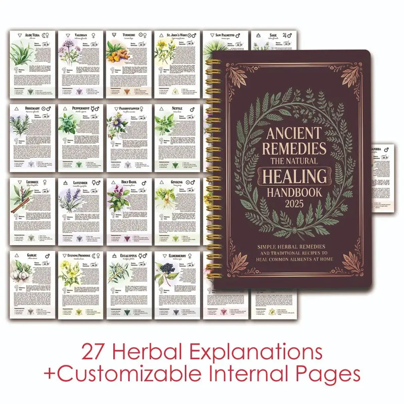 Health & Wellness Fairs - Natural Remedies Handbook with Ancient Cures