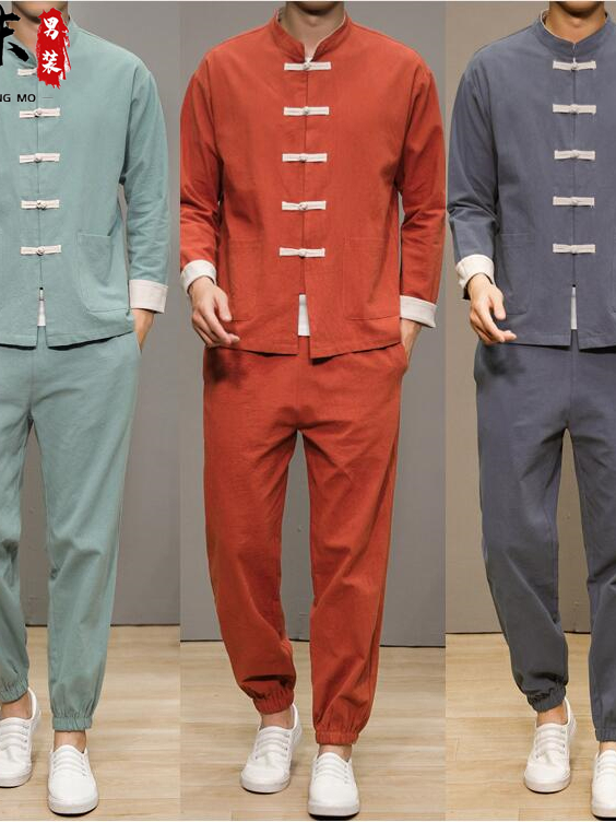 Health & Wellness Fairs - Chinese Style Cotton Linen Tang Suit