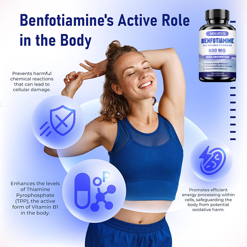 Benfotiamine Capsules, with Fa - Health Wellness Energy ulasan dan harga