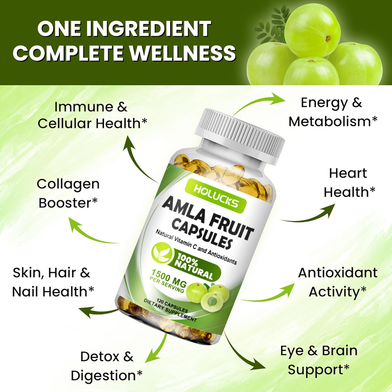 HOLUCKS Amla Fruit Extract Cap - Health Wellness Energy ulasan dan harga