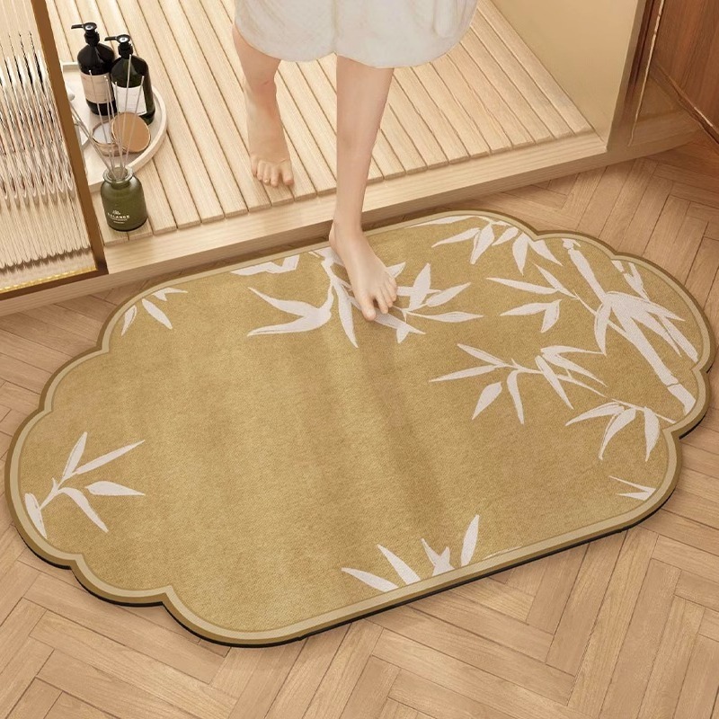 Bath Mats Bathroom Floor Mat G - Bamboo Bath Mat ulasan dan harga