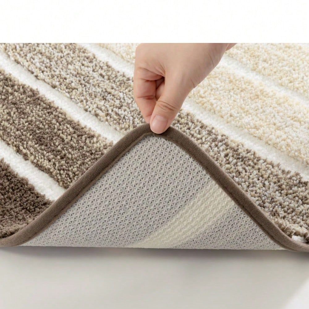 3 Piece Bathroom Rug Mat Set,  - Bamboo Bath Mat ulasan dan harga