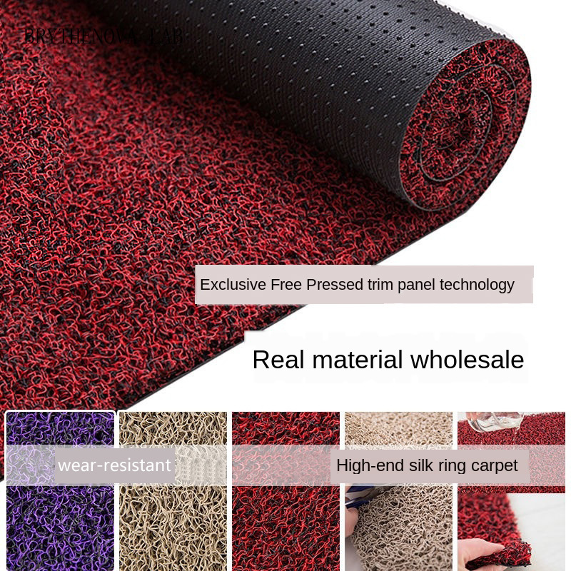 Anti-slip Door Mat PVC Silk Lo - Bamboo Bath Mat ulasan dan harga